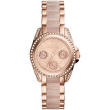 Buy Shop Michael Kors Blair Rose Gold Dial Two Tone Steel Strap Watch for Women - MK6175 USA Online