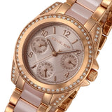 Buy Shop Michael Kors Blair Rose Gold Dial Two Tone Steel Strap Watch for Women - MK6175 USA Online
