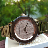 Buy Shop Michael Kors Kinley Brown Dial Brown Steel Strap Watch for Women - MK6245 USA Online
