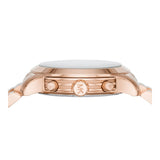 Buy Shop Michael Kors Cooper Rose Gold Rose Gold Steel Strap Watch for Women - MK6275 USA Online