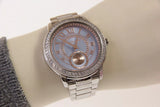 Buy Shop Michael Kors Madelyn Quartz Blue Dial Silver Steel Strap Watch For Women - MK6286 USA Online