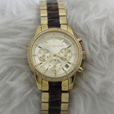 Buy Shop Michael Kors Ritz Gold Dial Two Tone Steel Strap Watch for Women - MK6322 USA Online