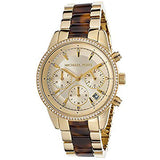 Buy Shop Michael Kors Ritz Gold Dial Two Tone Steel Strap Watch for Women - MK6322 USA Online