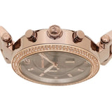 Buy Shop Michael Kors Parker Analog Quartz Brown Dial Brown Steel Strap Watch For Women - MK6378 USA Online