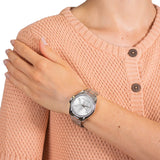 Buy Shop Michael Kors Bradshaw Quartz Silver Dial Silver Steel Strap Watch For Women - MK6554 USA Online