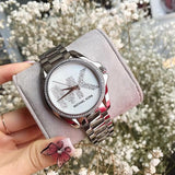 Buy Shop Michael Kors Bradshaw Quartz Silver Dial Silver Steel Strap Watch For Women - MK6554 USA Online