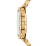 Buy Shop Michael Kors Parker Pave Gold Dial Gold Steel Strap Watch for Women - MK6659 USA Online
