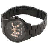 Buy Shop Michael Kors Runway Quartz Black Dial Black Steel Strap Watch For Women - MK6683 USA Online