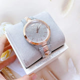 Buy Shop Michael Kors Runway Mercer Crystals Silver Dial Two Tone Steel Strap Watch For Women - MK6716 USA Online
