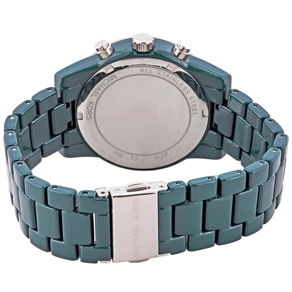 Buy Shop Michael Kors Bradshaw Chronograph Blue Dial Blue Steel Strap Watch For Men - MK6722 USA Online