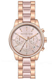 Buy Shop Michael Kors Ritz Chronograph Mother of Pearl White Dial Two Tone Steel Strap Watch For Women - MK6769 USA Online