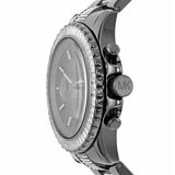 Buy Shop Michael Kors Everest Chronograph Black Dial Grey Steel Strap Watch For Women - MK6974 USA Online