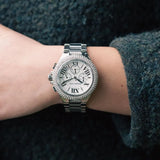 Buy Shop Michael Kors Camille Crystals Quartz Silver Dial Silver Steel Strap Watch for Women - MK6993 USA Online
