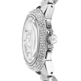 Buy Shop Michael Kors Camille Crystals Quartz Silver Dial Silver Steel Strap Watch for Women - MK6993 USA Online