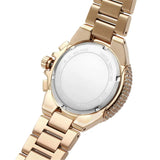 Buy Shop Michael Kors Camille Chronograph White Dial Rose Gold Steel Strap Watch For Women - MK6995 USA Online