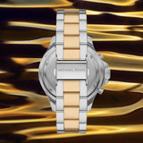 Buy Shop Michael Kors Everest Chronograph Black Dial Two Tone Steel Strap Watch For Women - MK7209 USA Online