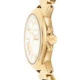 Buy Shop Michael Kors Camille Quartz White Dial Gold Steel Strap Watch For Women - MK7255 USA Online