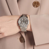 Buy Shop Michael Kors Ritz Chronograph Crystals Silver Dial Silver Steel Strap Watch For Women - MK7301 USA Online