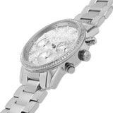 Buy Shop Michael Kors Ritz Chronograph Crystals Silver Dial Silver Steel Strap Watch For Women - MK7301 USA Online
