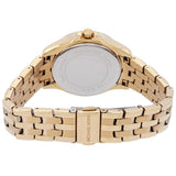 Buy Shop Michael Kors Mini Pilot Quartz Gold Dial Gold Steel Strap Watch For Women - MK7366 USA Online