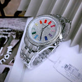 Buy Shop Michael Kors Pilot Quartz Silver Dial Silver Steel Strap Watch For Women - MK7368 USA Online