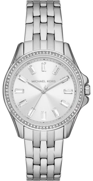 Buy Shop Michael Kors Pilot Quartz Silver Dial Silver Steel Strap Watch For Women - MK7379 USA Online