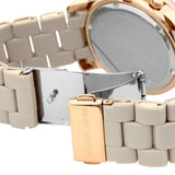 Buy Shop Michael Kors Runway Chronograph Grey Dial Grey Silicone Strap Watch For Women - MK7386 USA Online