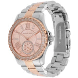 Buy Shop Michael Kors Everest Three Hand Rose Gold Dial Two Tone Steel Strap Watch For Women - MK7402 USA Online