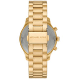 Buy Shop Michael Kors Berkley Chronograph Black Dial Gold Steel Strap Watch For Women - MK7414 USA Online