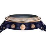 Buy Shop Michael Kors Runway Chronograph Blue Dial Blue Steel Strap Watch for Women - MK7423 USA Online