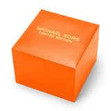 Buy Shop Michael Kors Runway Chronograph Limited Edition Orange Dial Orange Steel Strap Watch for - MK7477LE USA Online