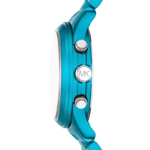 Buy Shop Michael Kors Runway Limited Edition Blue Dial Blue Steel Strap Watch for Women - MK7479LE USA Online