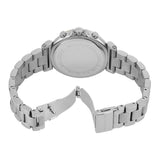Buy Shop Michael Kors Maren Chronograph Silver Dial Silver Steel Strap Watch for Women - MK7495 USA Online