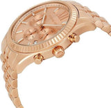 Buy Shop Michael Kors Lexington Rose Gold Dial Rose Gold Steel Strap Watch for Men - MK8319 USA Online