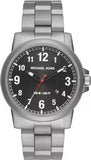 Buy Shop Michael Kors Paxton Analog Black Dial Silver Steel Strap Watch For Men - MK8500 USA Online