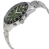 Buy Shop Michael Kors Layton Chronograph Green Dial Silver Steel Strap Watch For Men - MK8912 USA Online