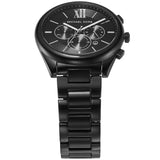 Buy Shop Michael Kors Langford Chronograph Black Dial Black Steel Strap Watch For Men - MK8993 USA Online