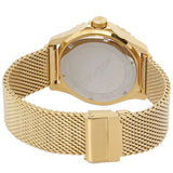 Buy Shop Michael Kors Everest Chronograph Gold Dial Gold Mesh Strap Watch For Men - MK9083 USA Online
