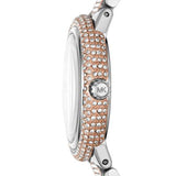 Buy Shop Michael Kors Taryn Quartz White Dial Two Tone Steel Strap Watch For Women - MK4461 USA Online