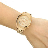 Buy Shop Fossil Boyfriend Multifunction Rose Gold Dial Rose Gold Steel Strap Watch for Women - ES3885 USA Online