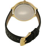 Buy Shop Michael Kors Slim Runway Quartz Gold Dial Black Leather Strap Watch For Women - MK2392 USA Online