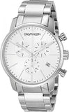 Buy Shop Calvin Klein City White Dial Silver Steel Strap Watch for Men - K2G27146 USA Online