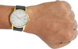 Buy Shop Calvin Klein City Mother of Pearl White Dial Black Leather Strap Watch for Men - K2G2G5C6 USA Online