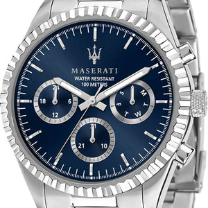 Buy Shop Maserati Competizione Chronograph Quartz Blue Dial Watch For Men - R8853100022 USA Online