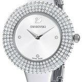 Swarovski Crystal Rose Silver Dial Silver Steel Strap Watch for Women - 5483853