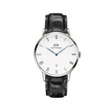 Buy Shop Daniel Wellington Dapper Reading White Dial Black Leather Strap Watch For Men - DW00100108 USA Online