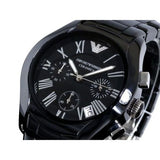 Buy Shop Emporio Armani Black Ceramic Dial Ceramic Strap Watch For Women - AR1401 USA Online