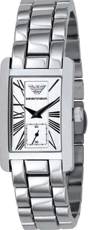 Buy Shop Emporio Armani White Dial Silver Stainless Steel Watch For Women - AR0146 USA Online