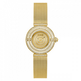 Buy Shop Guess Dream Quartz Gold Dial Gold Mesh Strap Watch For Women - GW0550L2 USA Online