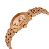Buy Shop Marc Jacobs Peeker Pink Dial Rose Gold Stainless Steel Strap Watch for Women - MBM3377 USA Online